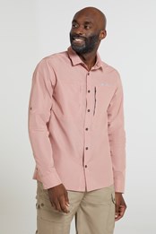 Keel Mens Travel Shirt Orange
