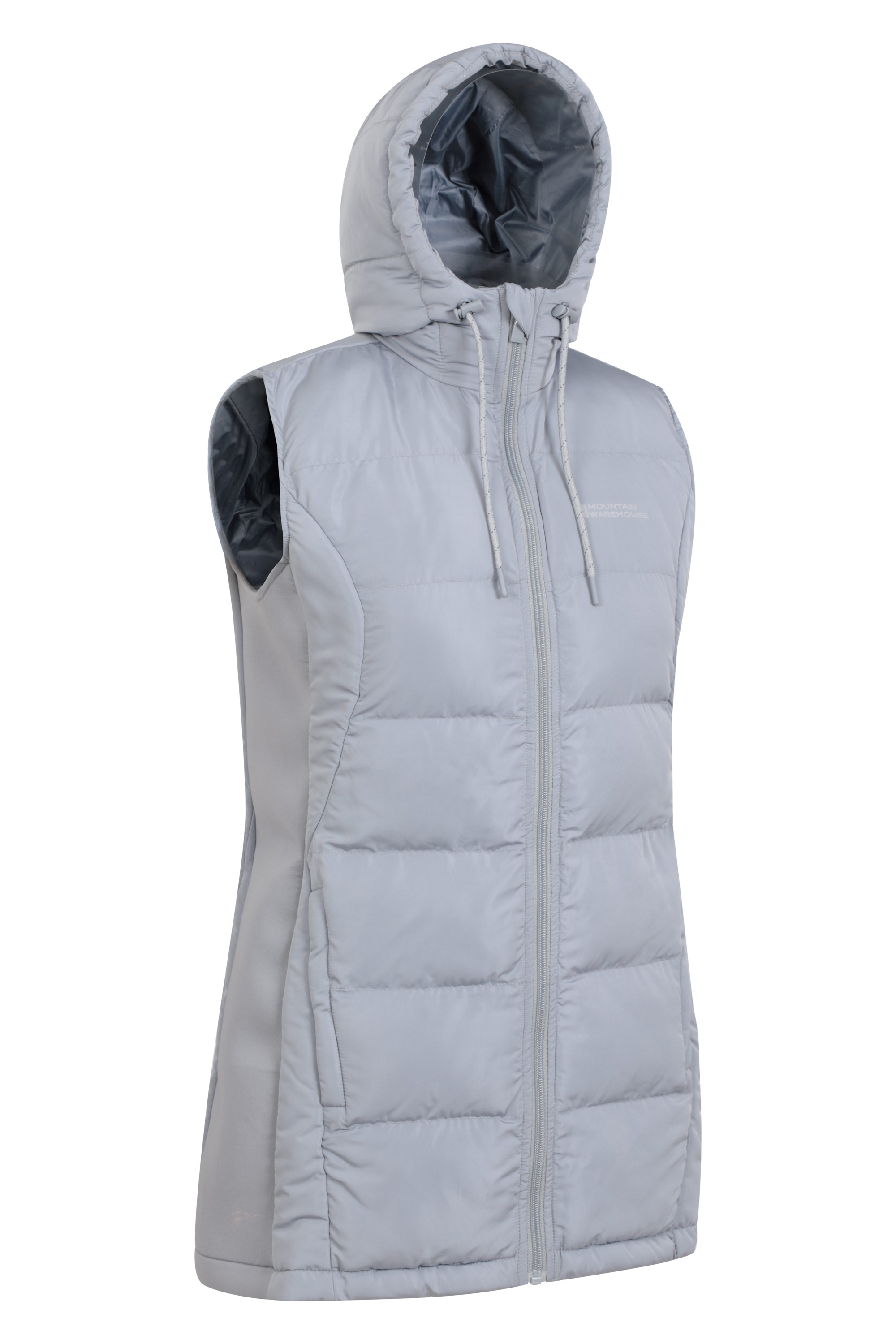 Super Longline Vest with Curve Hem In Grey Wholesale Manufacturer &  Exporters Textile & Fashion Leather Clothing Goods with we have provide  customization Brand your own