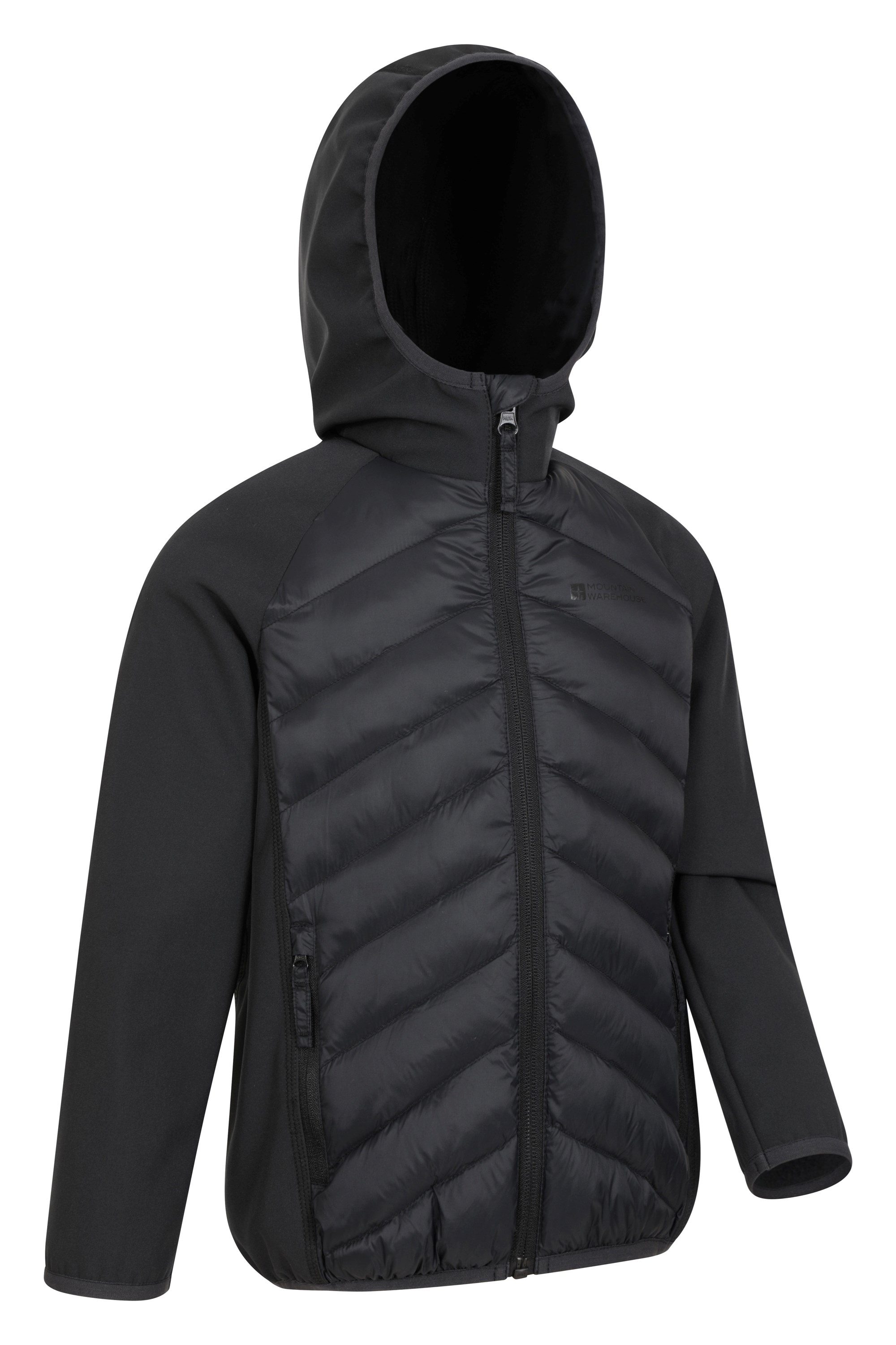 Mountain Warehouse Boy's size 13 years old black and grey Mountain Warehouse jacket raincoat 