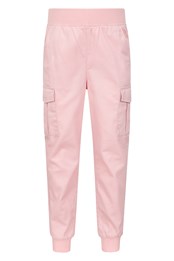 Kids Cargo Trousers Pink