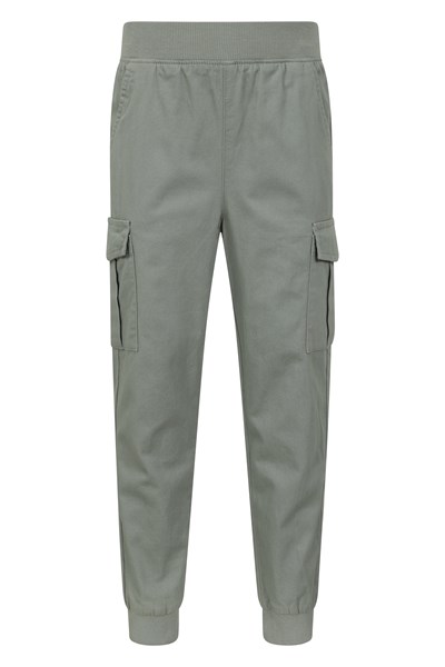 Kids Cargo Trousers - Teal