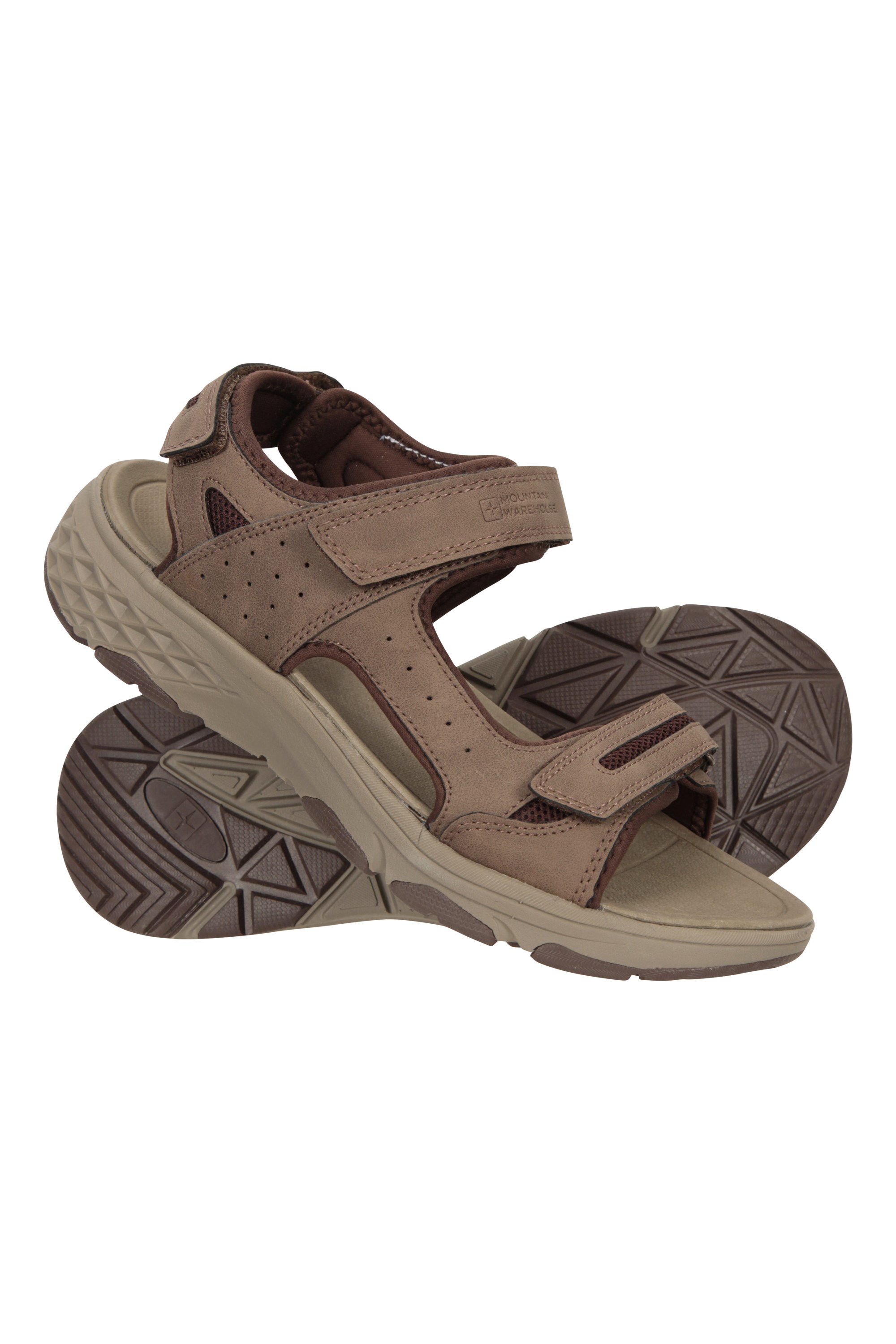 Mountain Warehouse Mens Summer Sandals Slip-On Seamless Comfort in Navy 