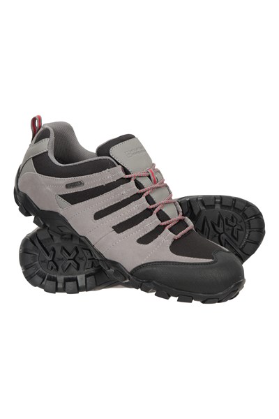 Belfour Mens Waterproof Walking Shoes - Grey