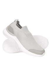 York Womens OrthoLite® Slip-On Shoes Light Grey