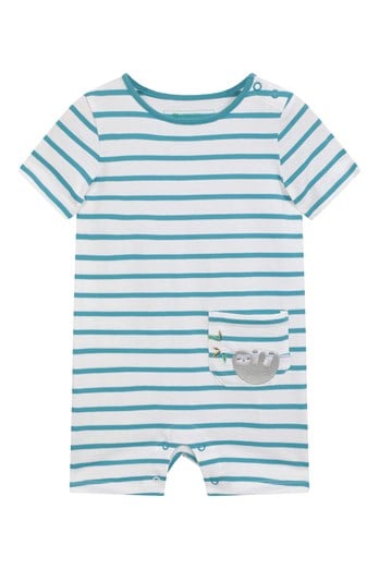 Babystrampler Blau