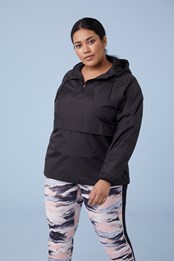 Active People Trainer veste semi-zippée pour femme Noir