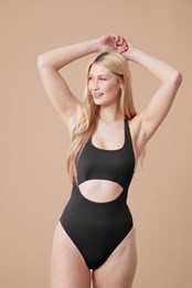 Active People Dip Womens Swimsuit Black