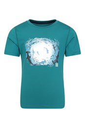 Steve Backshall Adventure Kids T-Shirt Teal