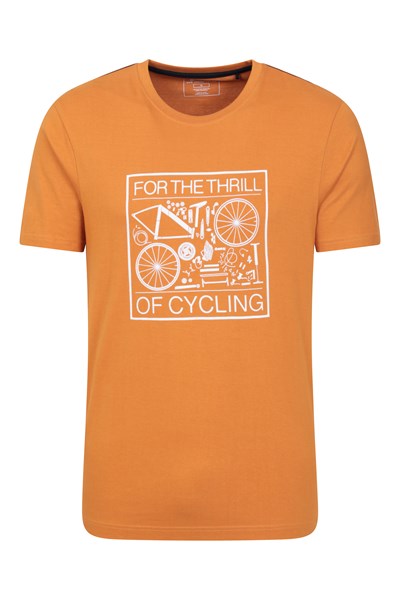 For The Thrill Mens Organic T-Shirt - Yellow