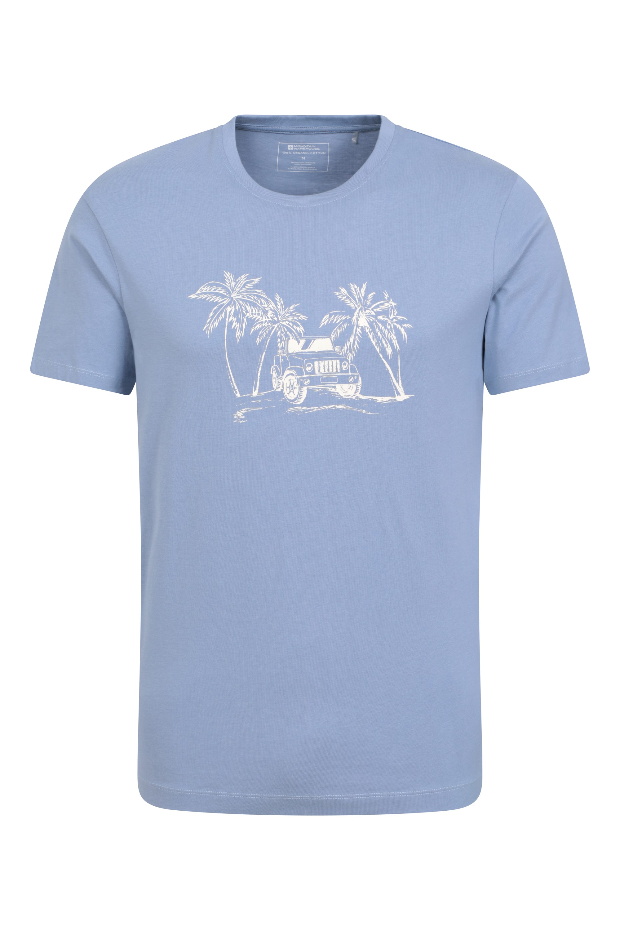 Ocean Drive Mens Organic T-Shirt - Blue