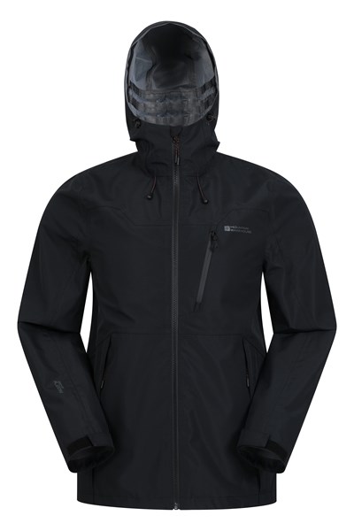 Trailhead Extreme Mens 3 Layer Waterproof Jacket - Black
