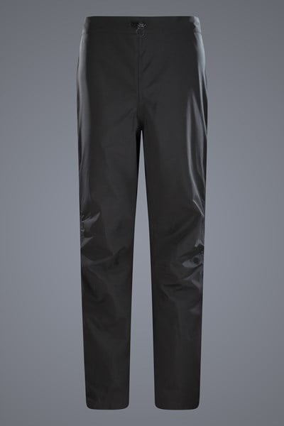 Ultra Mens Typhoon Waterproof Overtrousers - Short Length - Black