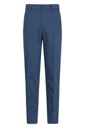 Mens Sweat Wicking Golf Trousers - Long Length Navy