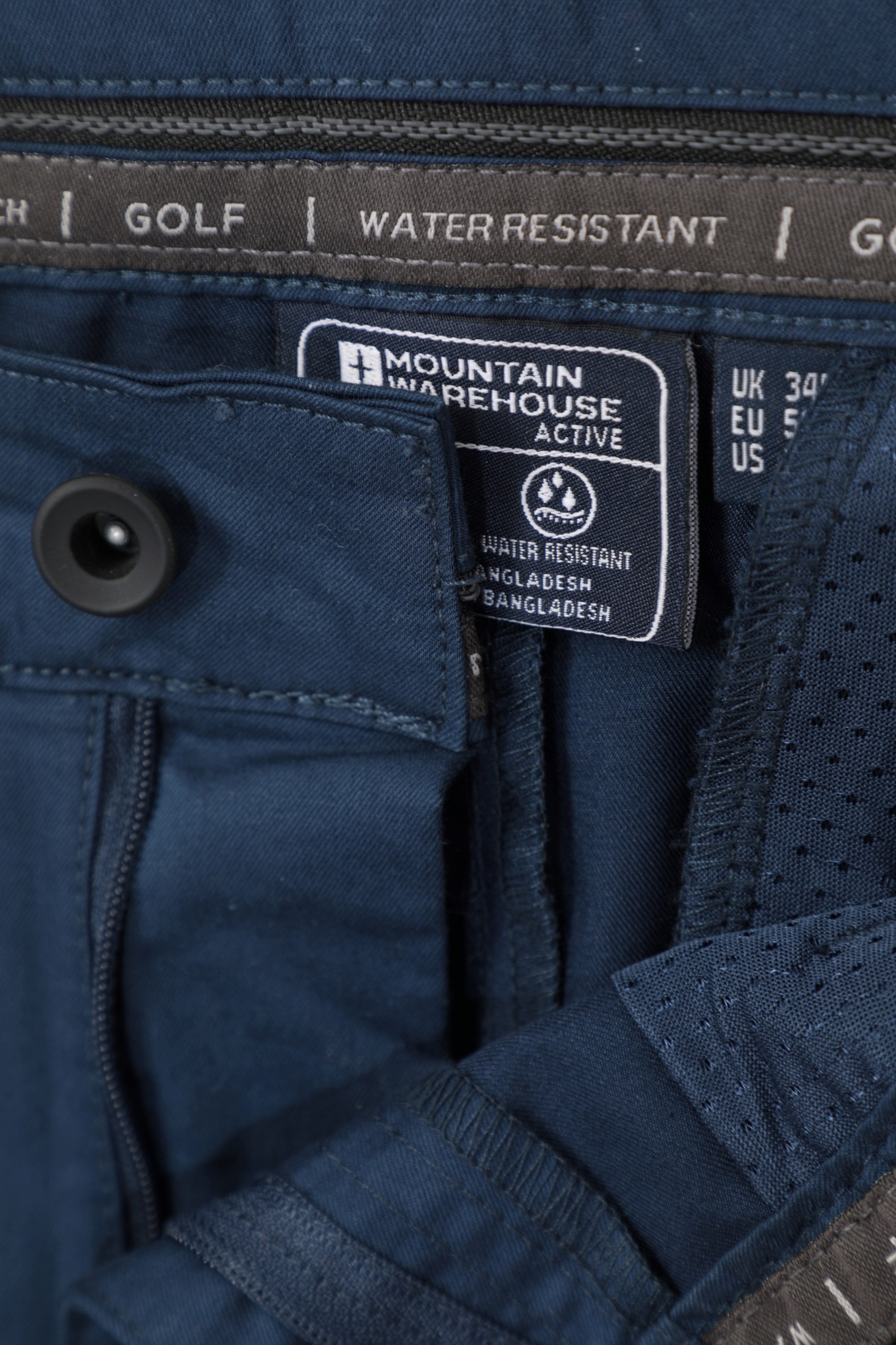 Mens Sweat Wicking Golf Pants - Long Length