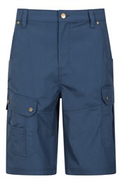 Tundra Mens Cargo Shorts Blue