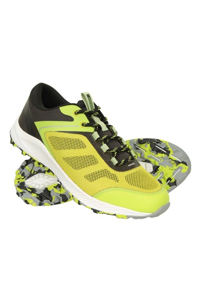 Performance Mens OrthoLite Trail Runners - Green