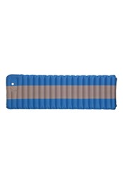 Single Inflating Airbed With Pump Blue