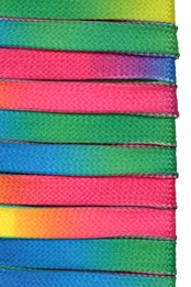 Rainbow Kids Shoe Laces 100cm Rainbow