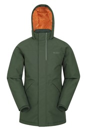 Forest Kids Longline Waterproof Jacket Khaki