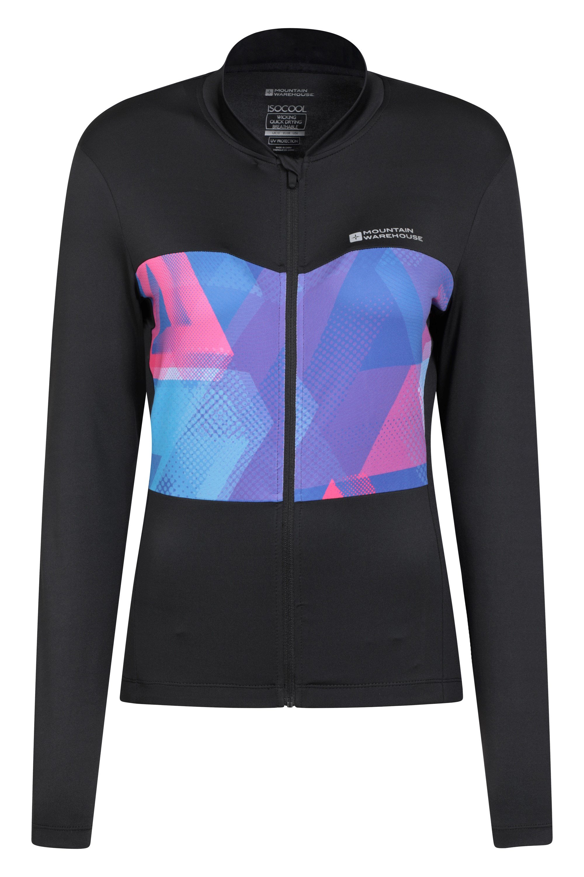 Chaser Printed Womens Full-Zip Cycling Jersey