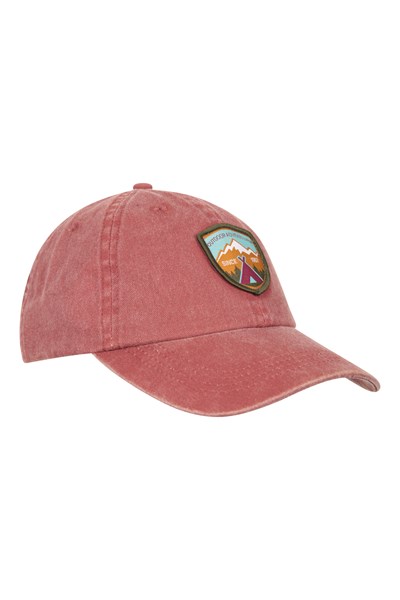 Badges Baseball Cap - Burgundy