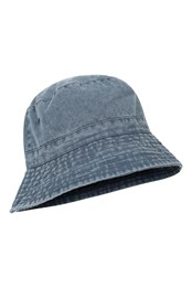 Sombrero lavado tipo pescador para hombre Azul Marino