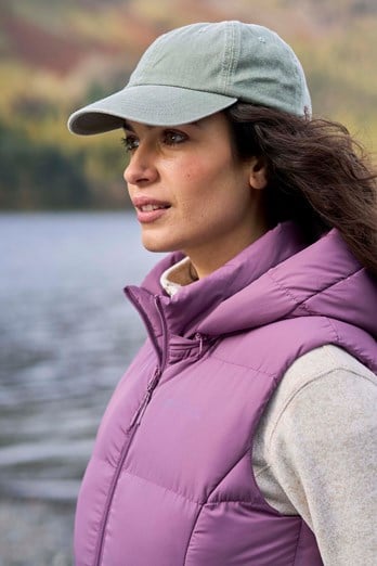 Washed Womens Baseball Cap Khaki