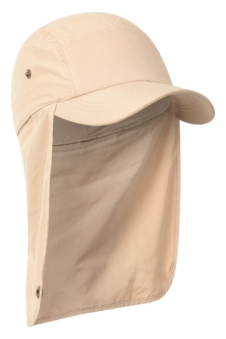 Mountain Warehouse Outback Womens Coverage Cap - Beige | Size ONE