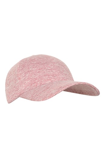 Melange Womens Baseball Cap Dark Pink