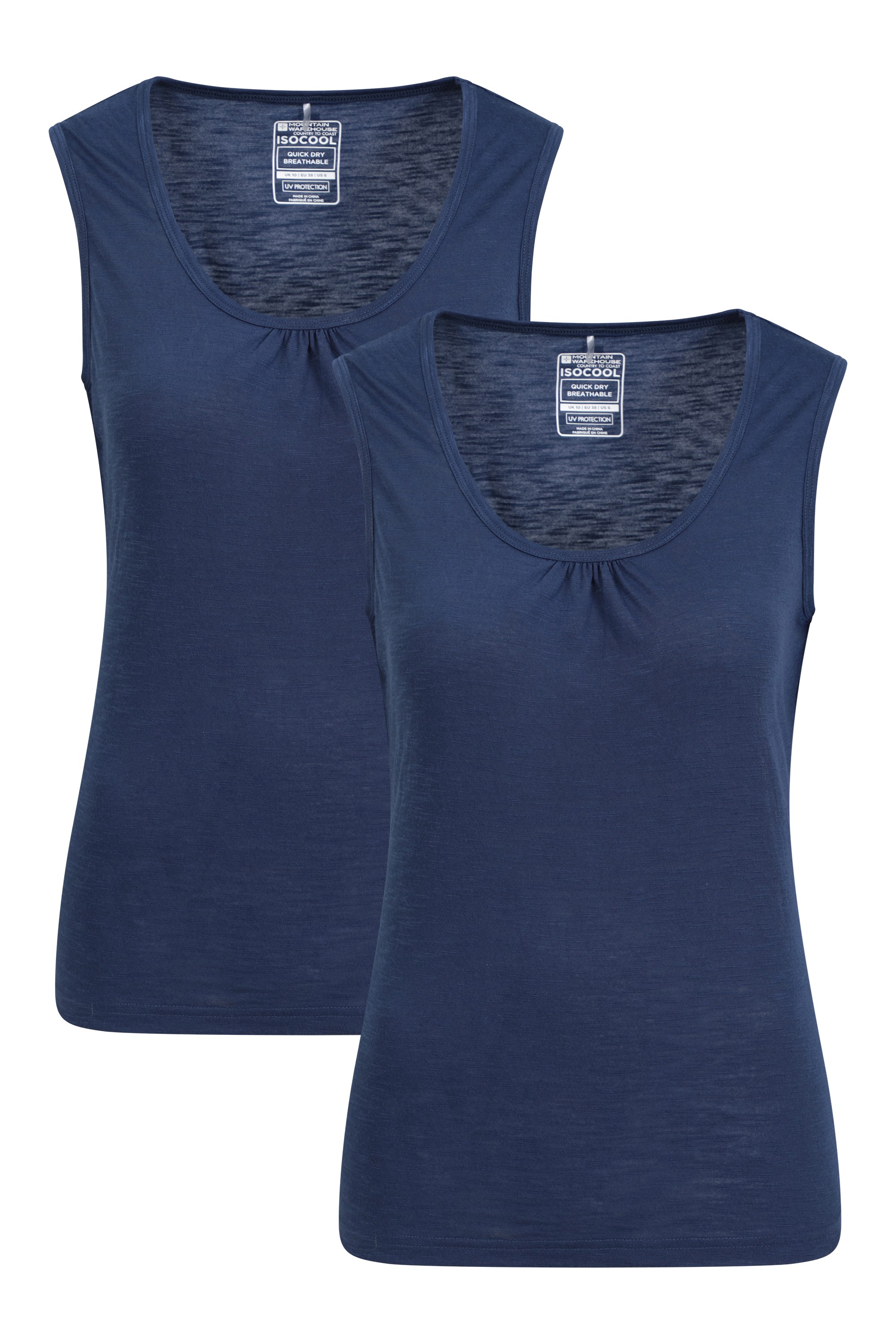 Agra Quick-Dry Womens Tank Top 2-Pack