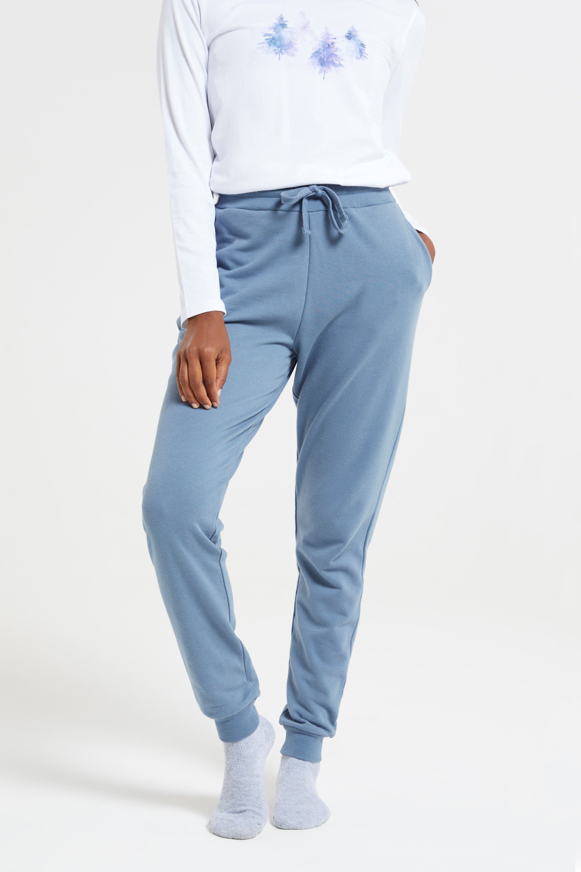 Women Ambar Lounge Jogger Pants with Banded Ankles Soft Sweatpants