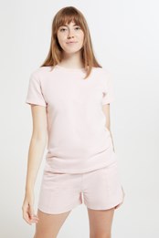 Lounge Soft-Touche - t-shirt damski Jasny różowy