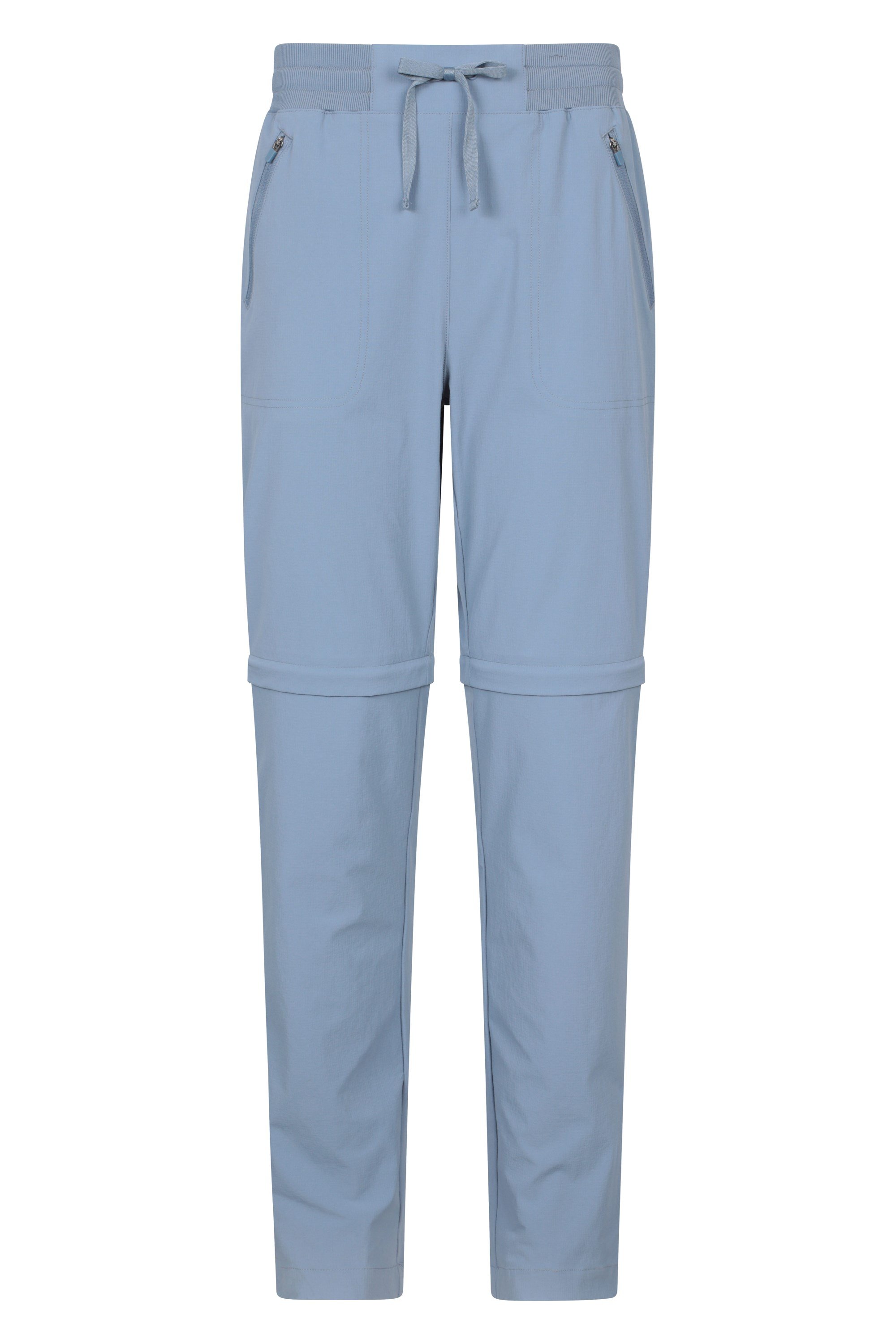 Explorer Womens Zip-Off Trousers - Short Length - Blue