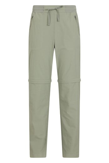 Explorer Womens Zip-Off Trousers - Short Length Light Khaki
