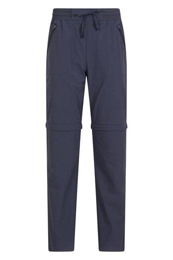 Explorer Womens Zip-Off Trousers - Short Length Navy