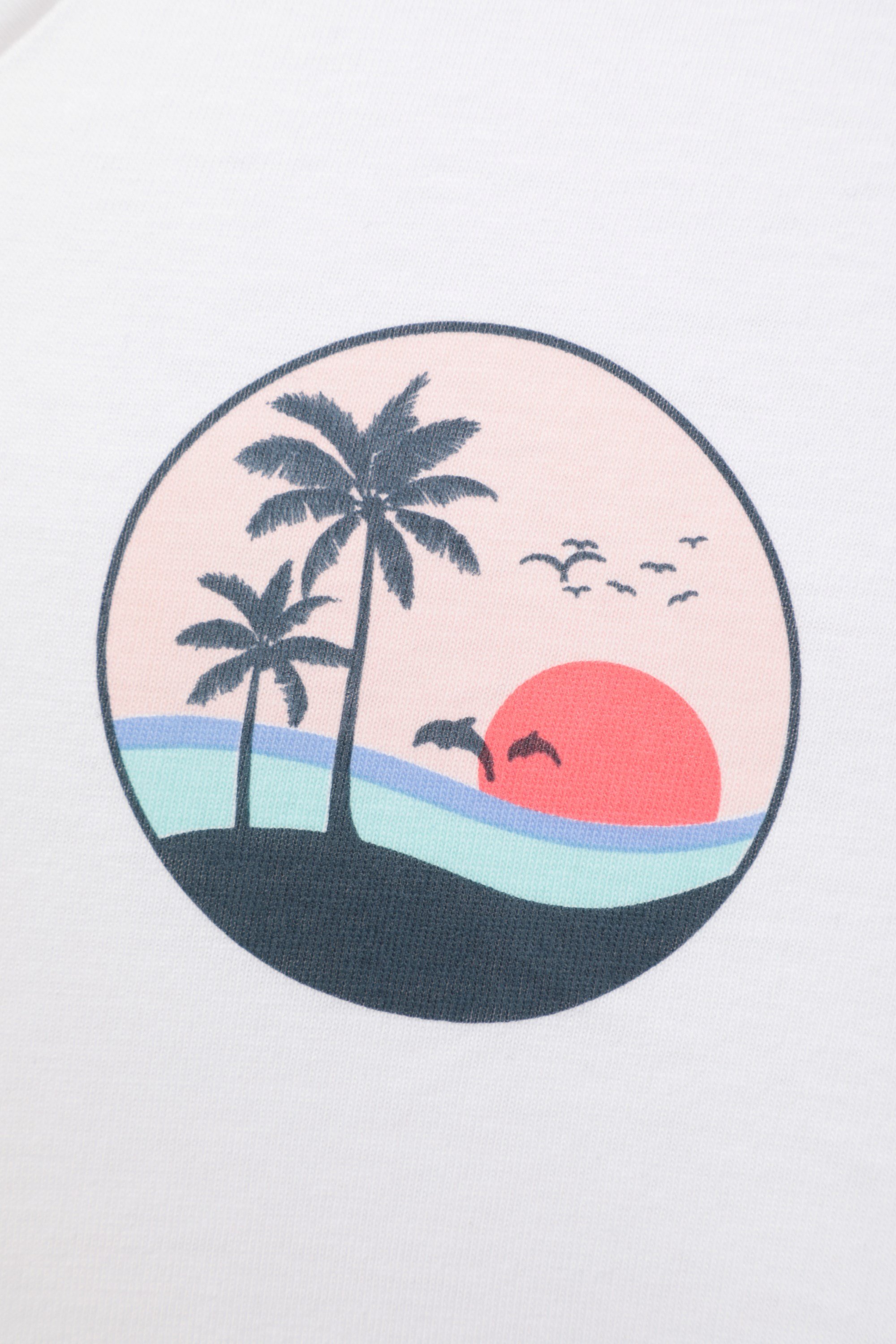 Palm Tree Womens Organic T-Shirt