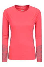 Iso-Vis Reflective Womens Long-Sleeve Top Pink