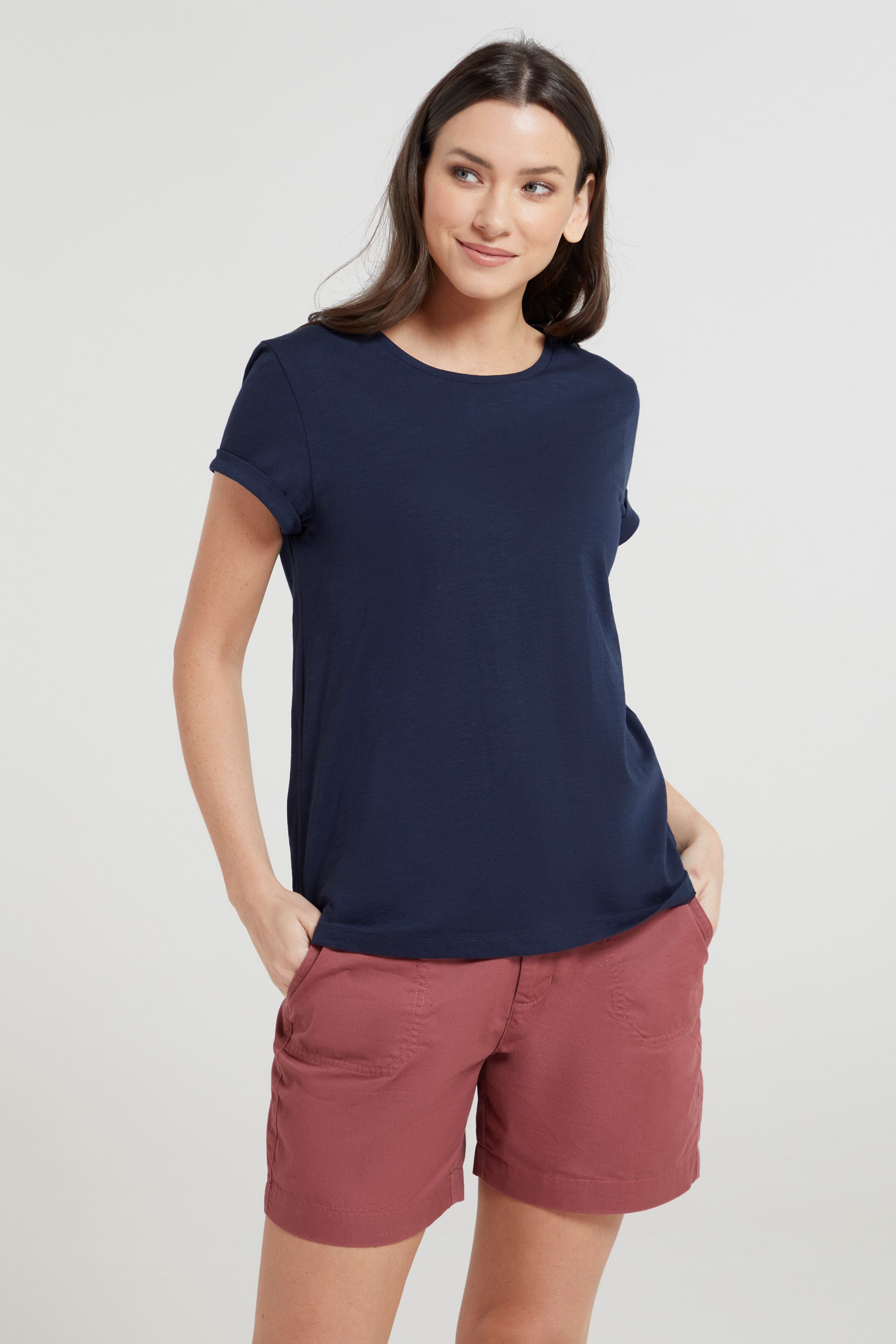 Bude Womens Relaxed Fit T-Shirt Navy