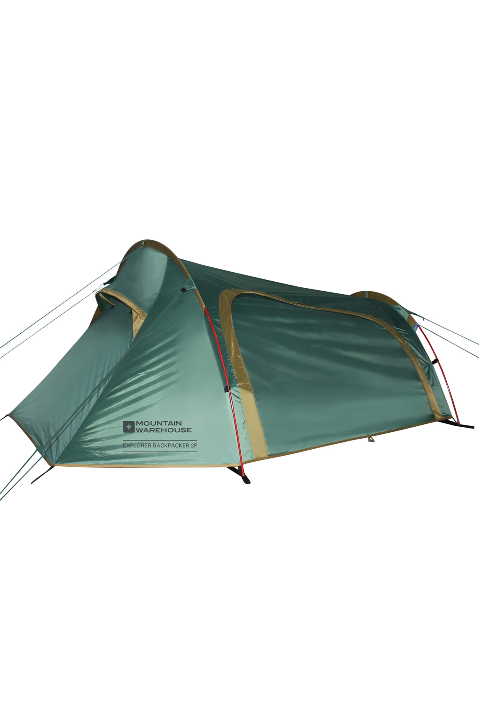 Packed 47x20 cm Mountain Warehouse Unisex Trekker 3 Man Waterproof Tent Green 