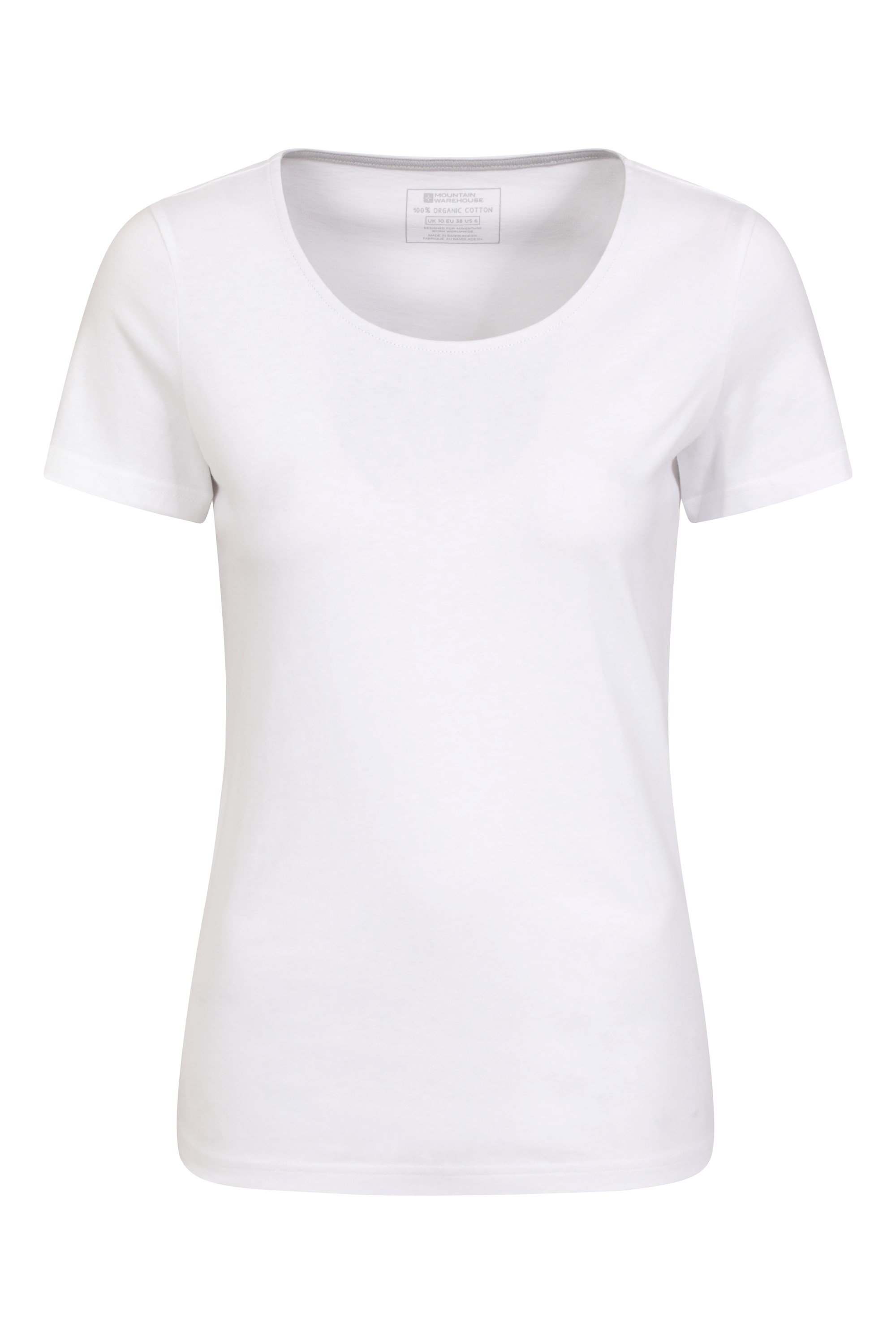 Eden Round Neck Womens Organic T-Shirt - White