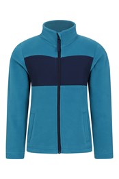 Java Kids Fleece Jacket Dark Teal