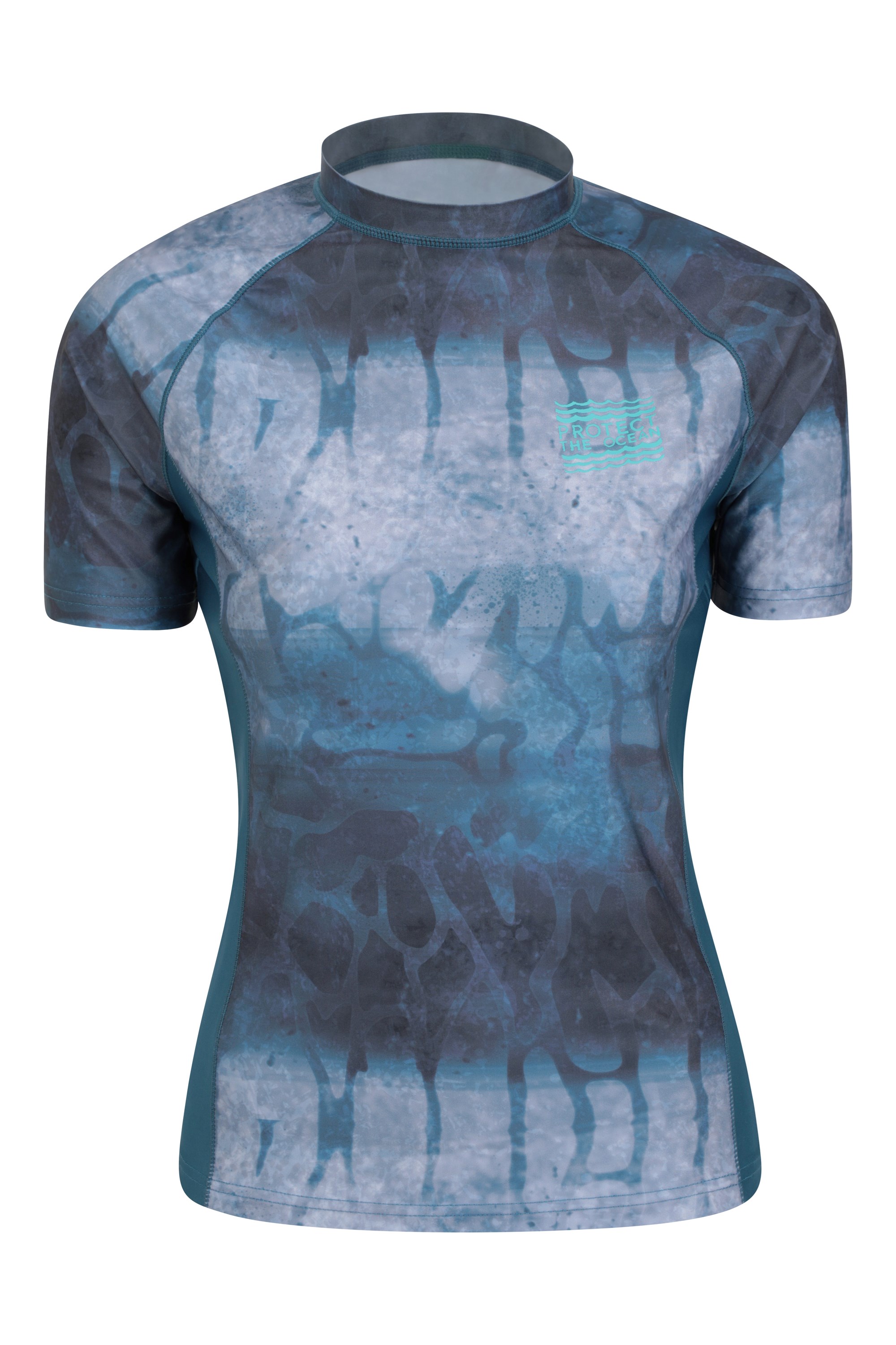 Steve Backshall Ocean Rash Vest koszulka damska do pływania z krótkim rękawem - Grey