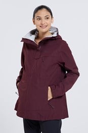 Arlberg chaqueta de maternidad con 2,5 capas Burdeos