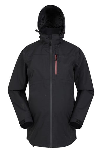 Rainforest Extreme Womens Waterproof Maternity Jacket Black