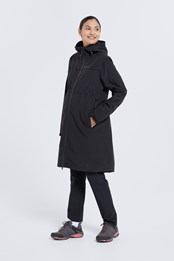 Hilltop Maternity chaqueta impermeable ligera Negro