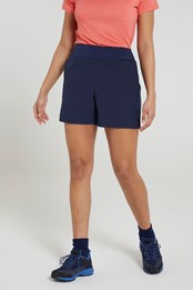 Short de Randonnée Femme Hybrid Bleu Marine