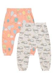 Spodnie dresowe dla niemowląt z mankietami — opakowanie zbiorcze