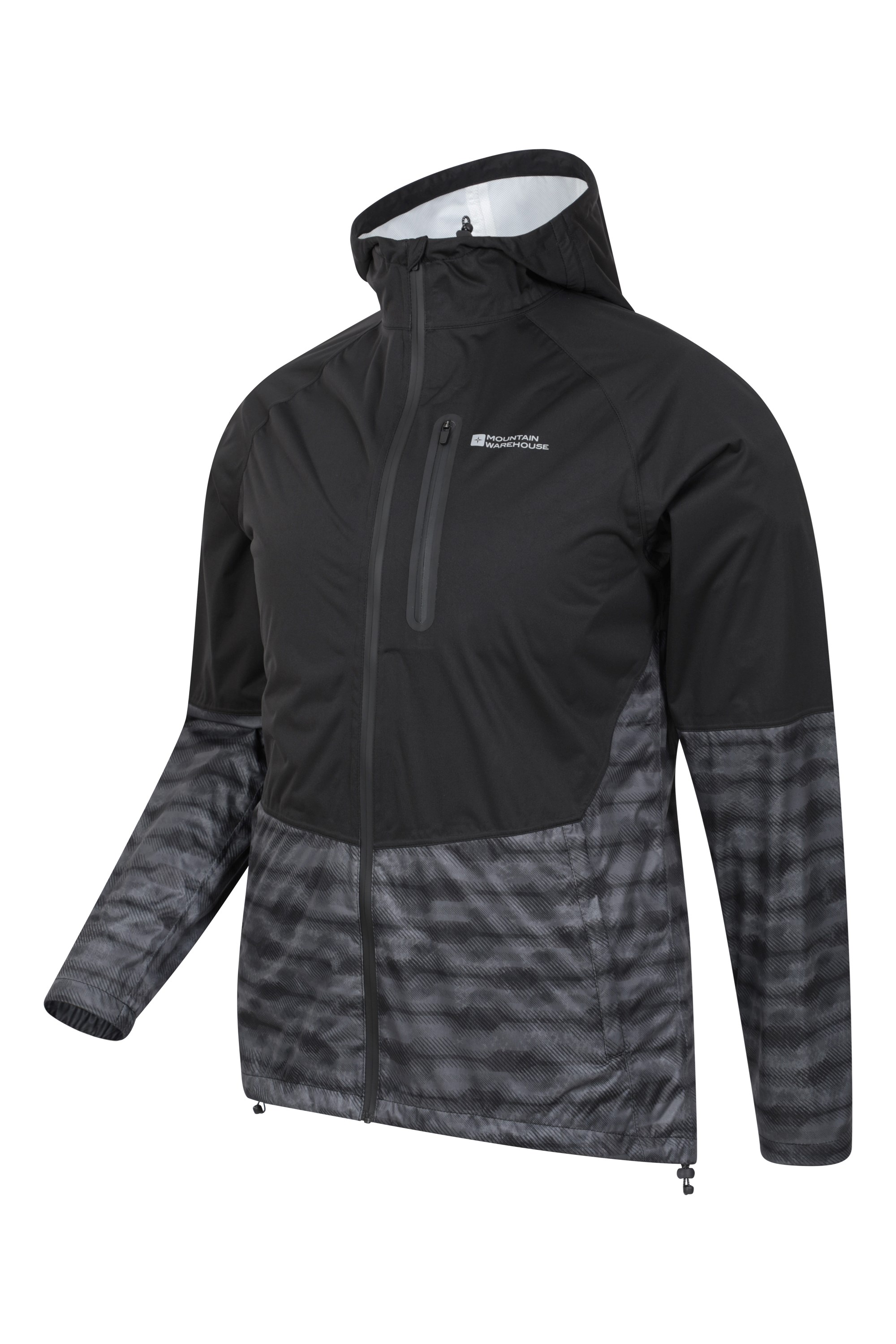 049390 HYDRO II WATERPROOF PRINTED RUNNING JACKET