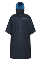 Wave Mens Waterproof Swim Changing Robe Navy