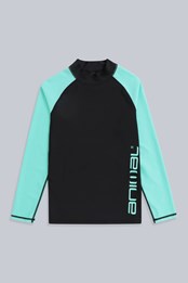Carly Kids Rash Vest Black